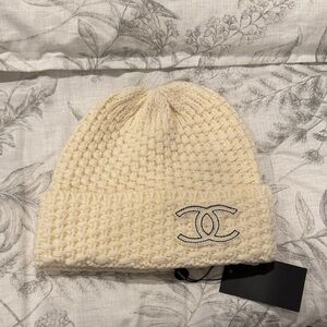 CHANEL style knit hat